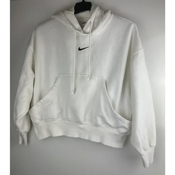 Nike Phoenix Fleece Pullover Hoodie Women's Size Small Oversized Center Swoosh - Picture 10 of 11